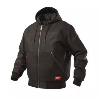 WGJHBL-L - Hooded jacket black GRIDIRON™