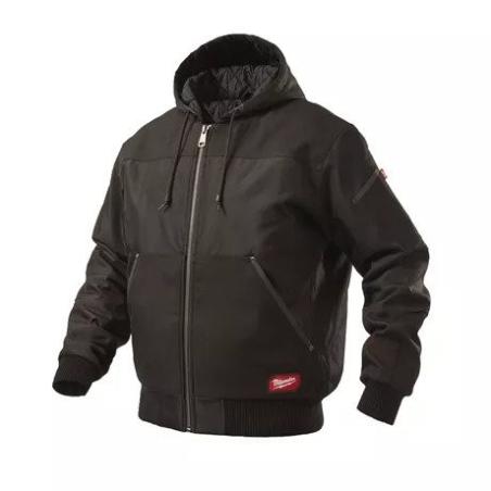 WGJHBL-L - Hooded jacket black GRIDIRON™