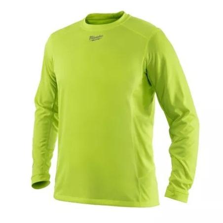 WWLSY-XXL - Light weight performance long sleeve shirt - HI-VIS WORKSKIN™ WWLSY-XXL - Light weight performance long sleeve shirt - HI-VIS WORKSKIN™