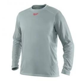 WWLSG-S - Light weight performance long sleeve shirt grey WORKSKIN™