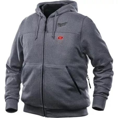 M12 HH GREY2-0-M - Grey heated hoodie, M12™ Li-ion 12 V