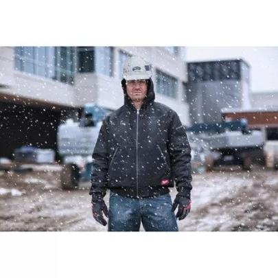 WGJHBL-XXL - Hooded jacket black GRIDIRON™