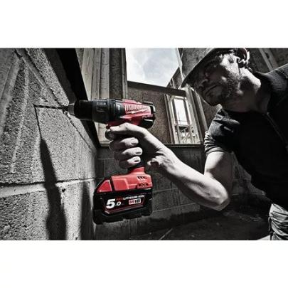 M18 FPD-502X - Percussion drill with battery and in HD Box FUEL™, charger supplied: 59 min