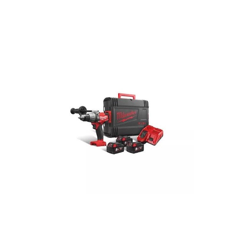 M18 SET1D-503X - Percussion drill with 3 batteries and in HD Box FUEL™, charger supplied: 59 min M18 SET1D-503X - Percussion drill with 3 batteries and in HD Box FUEL™, charger supplied: 59 min