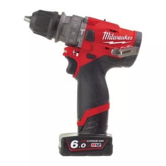 M12 FPDXKIT-602X - Sub compact percussion drill with removable chuck 12 V, 6.0 Ah, with 2 batteries and charger