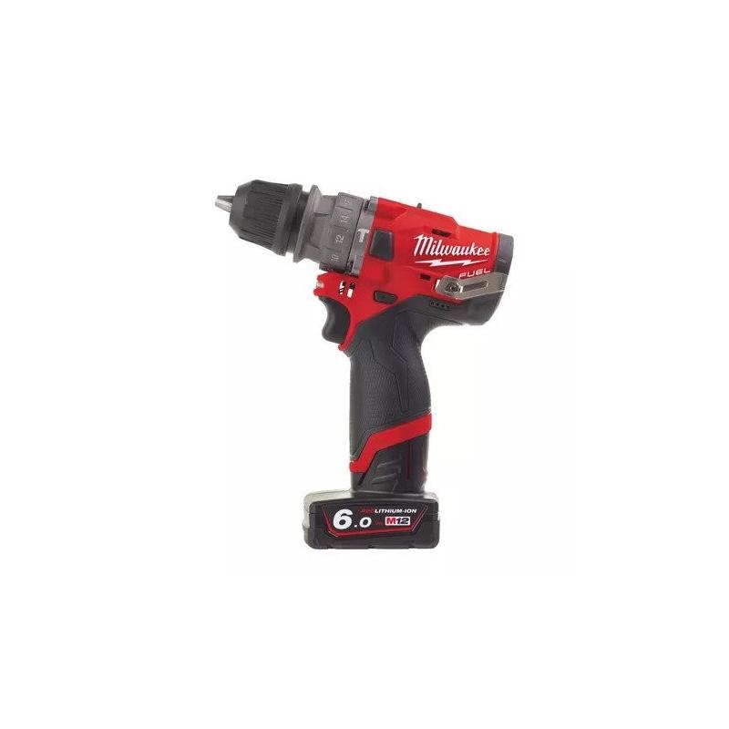 M12 FPDXKIT-602X - Sub compact percussion drill with removable chuck 12 V, 6.0 Ah, with 2 batteries and charger M12 FPDXKIT-602X - Sub compact percussion drill with removable chuck 12 V, 6.0 Ah, with 2 batteries and charger
