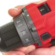 M12 FPD-402XA -  Sub compact 2-speed percussion drill 12 V, 4.0 Ah, with 2 batteries and charger