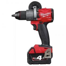 M18 FPD2-402C - Percussion drill 18 V, 4.0 Ah, FUEL™, in HD Box, with 2 batteries and charger