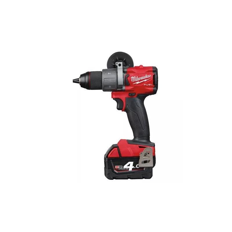 M18 FPD2-402C - Percussion drill 18 V, 4.0 Ah, FUEL™, in HD Box, with 2 ...