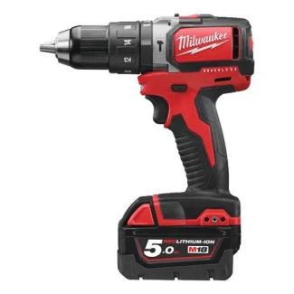 M18 BLPD-502C - Compact brushless percussion drill 18 V, 5.0 Ah, in HD Box, with 2 batteries and charger