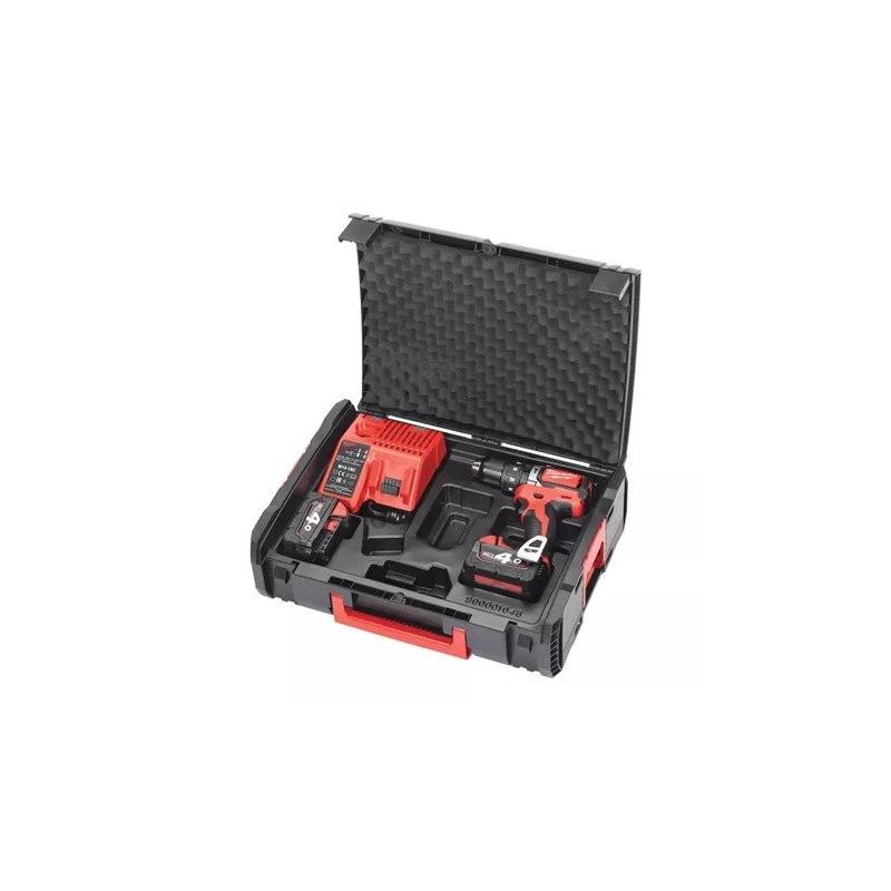 M18 BLPD-402X - Compact brushless percussion drill 18 V, 4.0 Ah, in HD Box, with 2 batteries and charger M18 BLPD-402X - Compact brushless percussion drill 18 V, 4.0 Ah, in HD Box, with 2 batteries and charger