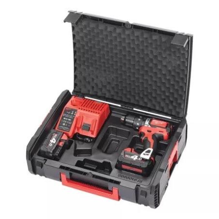 M18 BLPD-402X - Compact brushless percussion drill 18 V, 4.0 Ah, in HD Box, with 2 batteries and charger M18 BLPD-402X - Compact brushless percussion drill 18 V, 4.0 Ah, in HD Box, with 2 batteries and charger