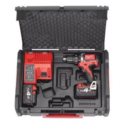 M18 BLPD-402X - Compact brushless percussion drill 18 V, 4.0 Ah, in HD Box, with 2 batteries and charger
