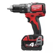 M18 BLPD-402C - Compact brushless percussion drill 18 V, 4.0 Ah, in HD Box, with 2 batteries and charger