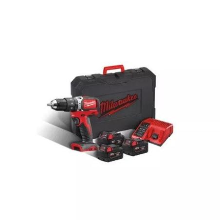 M18 BLPD-303C - Compact brushless percussion drill 18 V, 3.0 Ah, in HD Box, with 3 batteries and charger