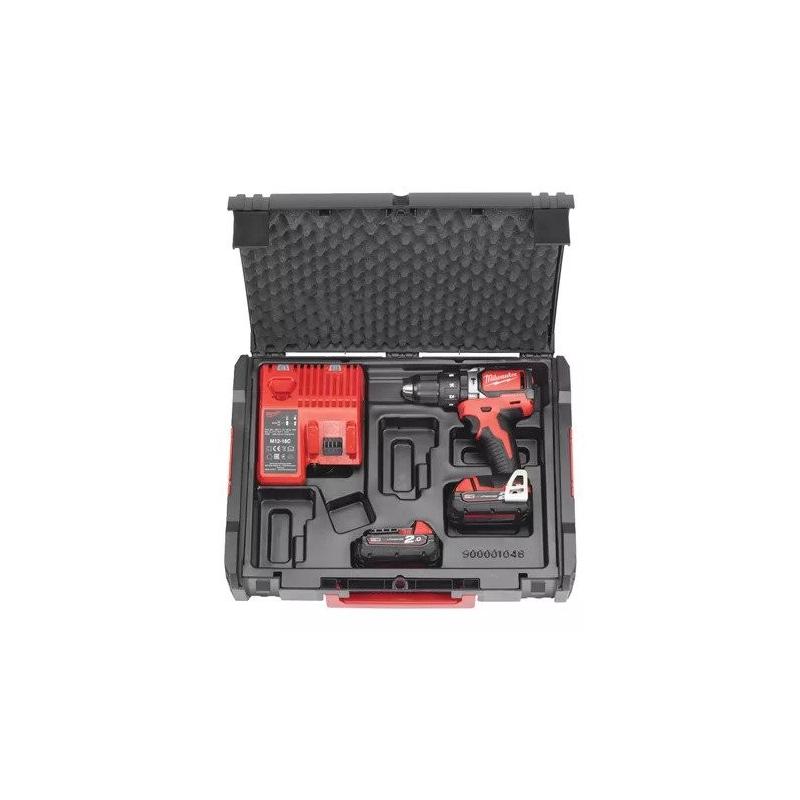 M18 BLPD-202X - Compact brushless percussion drill 18 V, 2.0 Ah, in HD Box, with 2 batteries and charger M18 BLPD-202X - Compact brushless percussion drill 18 V, 2.0 Ah, in HD Box, with 2 batteries and charger