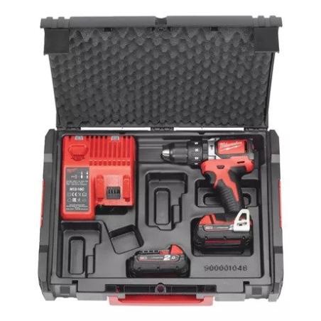 M18 BLPD-202X - Compact brushless percussion drill 18 V, 2.0 Ah, in HD Box, with 2 batteries and charger M18 BLPD-202X - Compact brushless percussion drill 18 V, 2.0 Ah, in HD Box, with 2 batteries and charger