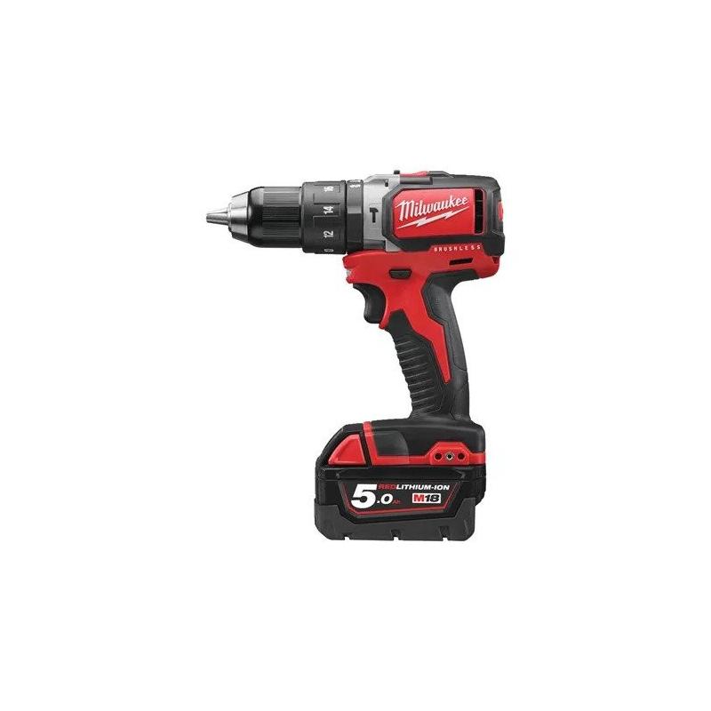 M18 BLPD-502XA - Compact brushless percussion drill 18 V, 5.0 Ah, in HD Box, with 2 batteries and charger M18 BLPD-502XA - Compact brushless percussion drill 18 V, 5.0 Ah, in HD Box, with 2 batteries and charger