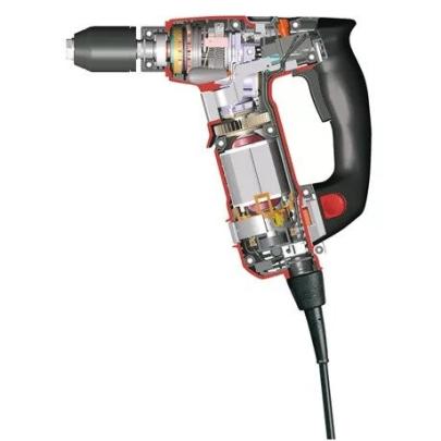 T-TEC 201 - L-Shaped 2-speed percussion drill 750 W, in HD Box
