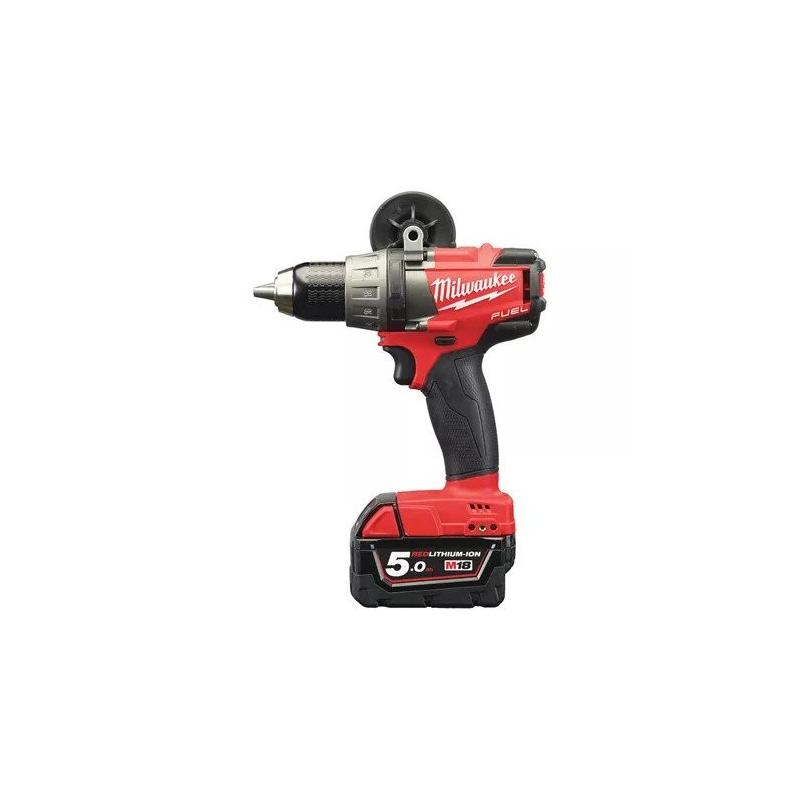 M18 FDD-502C - Wiertarko-wkrętarka 18 V, 5.0 Ah, FUEL™, w walizce, z 2 akumulatorami i ładowarką M18 FDD-502C - Wiertarko-wkrętarka 18 V, 5.0 Ah, FUEL™, w walizce, z 2 akumulatorami i ładowarką