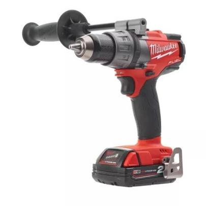 M18 FDD-202X - Wiertarko-wkrętarka 18 V, 2.0 Ah, FUEL™, w walizce, z 2 akumulatorami i ładowarką