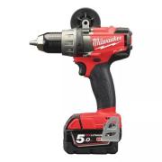 M18 FDD-502XA - Drill 18 V, 5.0 Ah, FUEL™, in HD Box, with 2 batteries and charger