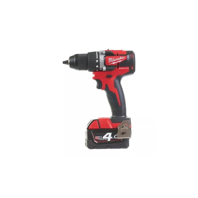 M18 CBLDD-402C - Compact brushless drill drivers 18 V, 4.0 Ah, in HD Box, with 2 batteries and charger M18 CBLDD-402C - Compact brushless drill drivers 18 V, 4.0 Ah, in HD Box, with 2 batteries and charger
