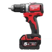 M18 BLDD-502C - Compact brushless drill drivers 18 V, 5.0 Ah, in HD Box, with 2 batteries and charger