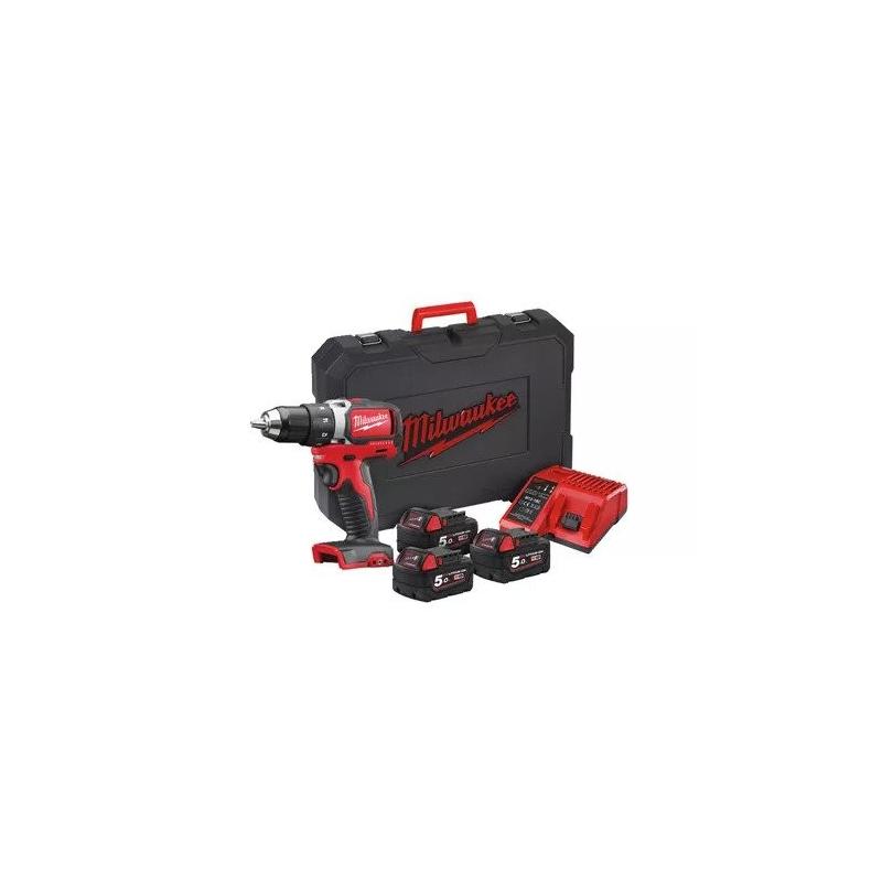M18 BLDD-503C - Compact brushless drill drivers 18 V, 5.0 Ah, in HD Box, with 3 batteries and charger M18 BLDD-503C - Compact brushless drill drivers 18 V, 5.0 Ah, in HD Box, with 3 batteries and charger
