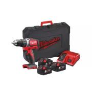 M18 BLDD-503C - Compact brushless drill drivers 18 V, 5.0 Ah, in HD Box, with 3 batteries and charger
