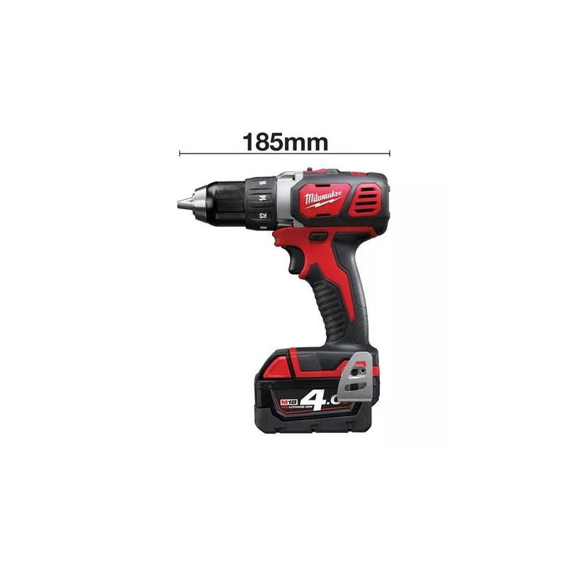 M18 BDD-403C - Compact drill drivers 18 V, 4.0 Ah, in HD Box, with 3 batteries and charger M18 BDD-403C - Compact drill drivers 18 V, 4.0 Ah, in HD Box, with 3 batteries and charger