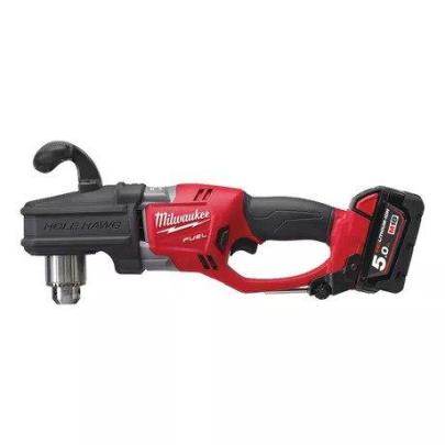M18 CRAD-502X - Wiertarka kątowa 18 V, 5.0 Ah, M18 FUEL™, w walizce, z 2 akumulatorami i ładowarką