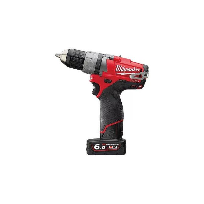 M12 CDD-602X - Compact 2-speed drill drivers 12 V, 6.0 Ah, M12 FUEL™, in HD Box, with 2 batteries and charger M12 CDD-602X - Compact 2-speed drill drivers 12 V, 6.0 Ah, M12 FUEL™, in HD Box, with 2 batteries and charger
