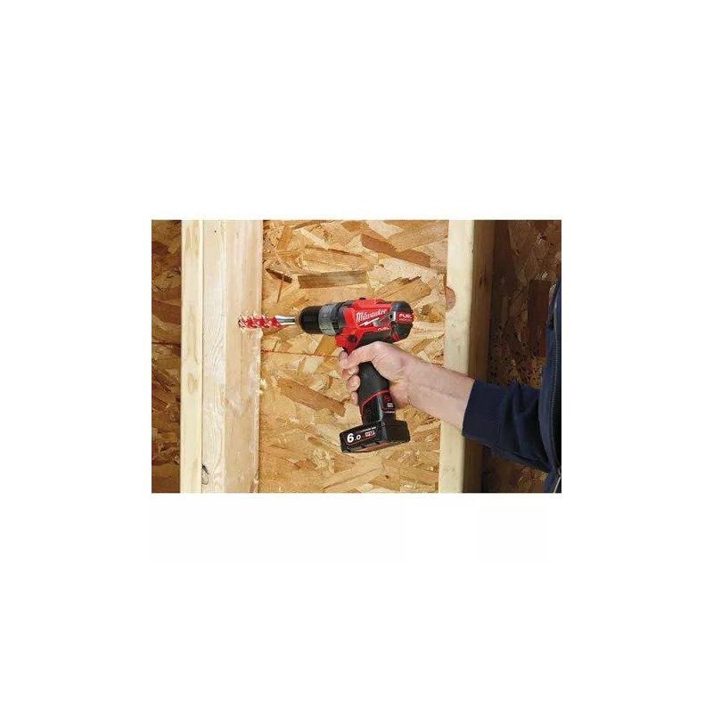 M12 CDD-602X - Compact 2-speed drill drivers 12 V, 6.0 Ah, M12 FUEL™, in HD Box, with 2 batteries and charger M12 CDD-602X - Compact 2-speed drill drivers 12 V, 6.0 Ah, M12 FUEL™, in HD Box, with 2 batteries and charger
