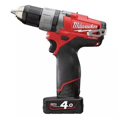 M12 CDD-402C - Subkompaktowa 2-biegowa wiertarko - wkrętarka 12 V, 4.0 Ah, M12 FUEL™, w walizce, z 2 akumulatorami i ładowarką