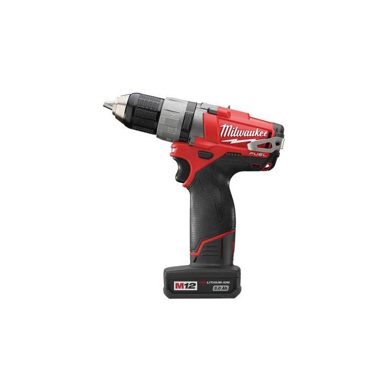 M12 CDD-302C - Compact 2-speed drill drivers 12 V, 3.0 Ah, M12 FUEL™, in HD Box, with 2 batteries and charger M12 CDD-302C - Compact 2-speed drill drivers 12 V, 3.0 Ah, M12 FUEL™, in HD Box, with 2 batteries and charger