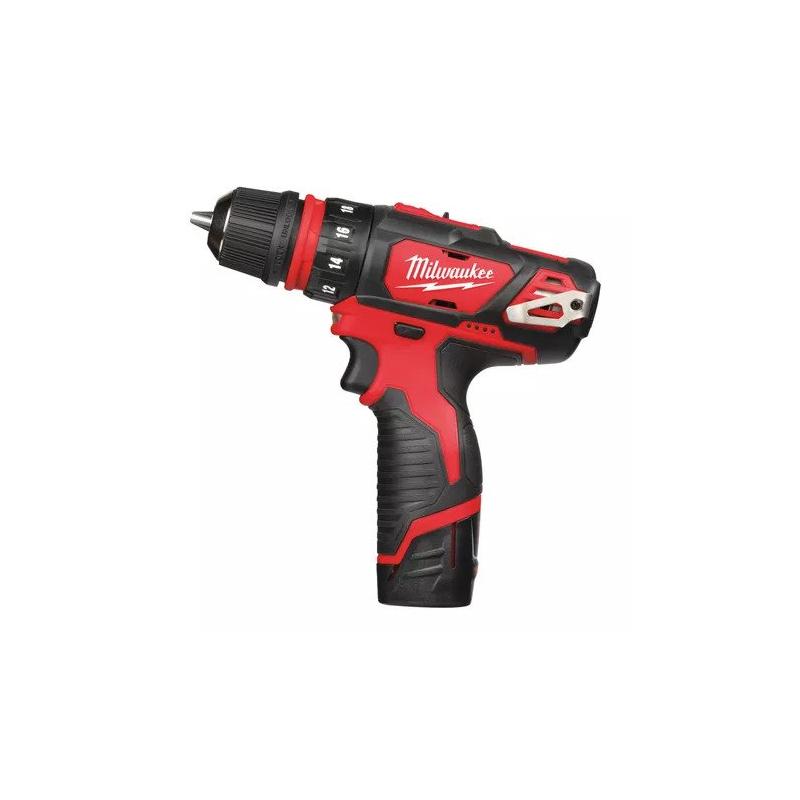M12 BDDX-202C - Sub compact drill driver removable chuck 12 V, 2.0 Ah, in HD Box, with 2 batteries and charger