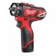 M12 BDDX-202C - Sub compact drill driver removable chuck 12 V, 2.0 Ah, in HD Box, with 2 batteries and charger