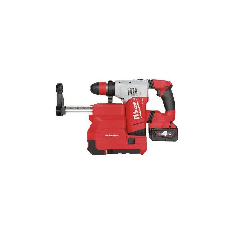 M18 CHPXDE-402C - High performance SDS-Plus hammer with dedicate dust extractor 18 V, 4.0 Ah, FUEL™