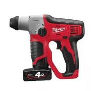 M12 H-402X - Sub compact SDS-Plus hammer 12 V, 4.0 Ah, in HD Box, with 2 batteries and charger