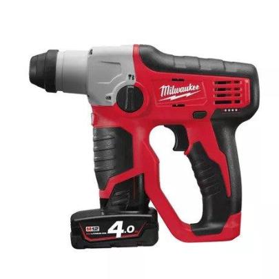 M12 H-402X - Subkompaktowy młot montażowy SDS-Plus 12 V, 4.0 Ah, w walizce, z 2 akumulatorami i ładowarką