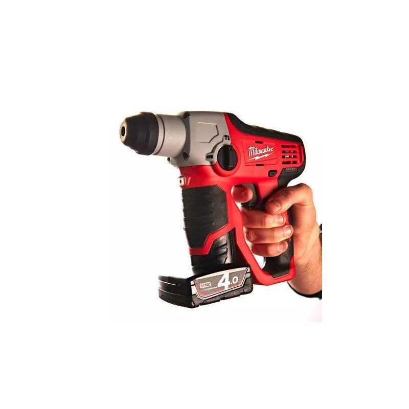 M12 H-402X - Subkompaktowy młot montażowy SDS-Plus 12 V, 4.0 Ah, w walizce, z 2 akumulatorami i ładowarką M12 H-402X - Subkompaktowy młot montażowy SDS-Plus 12 V, 4.0 Ah, w walizce, z 2 akumulatorami i ładowarką