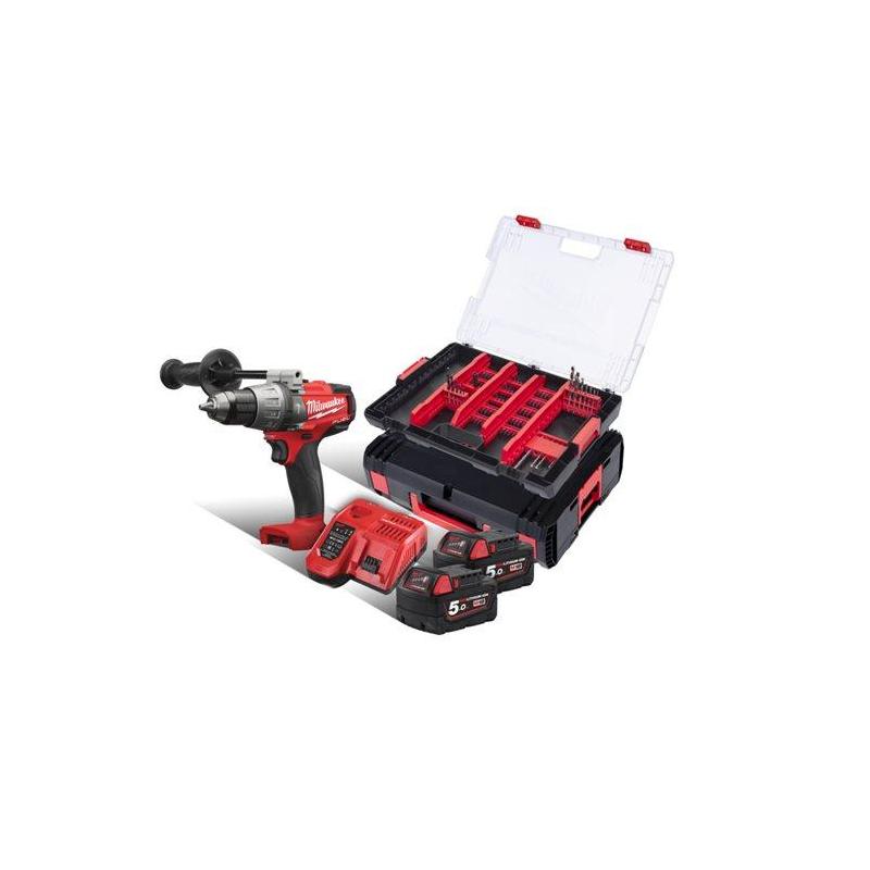M18 FPD-502XA - Percussion drill with battery and in HD Box FUEL™, charger supplied: 59 min M18 FPD-502XA - Percussion drill with battery and in HD Box FUEL™, charger supplied: 59 min