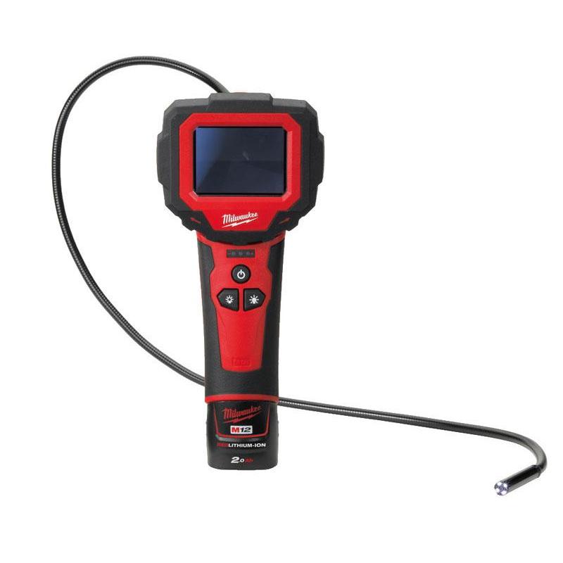 M12 IC-201C - Kamera inspekcyjna M-SPECTOR™, M12™, z obrotowym ekranem, w walizce, z akumulatorem i ładowarką M12 IC-201C - Kamera inspekcyjna M-SPECTOR™, M12™, z obrotowym ekranem, w walizce, z akumulatorem i ładowarką
