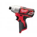 M12 BID-0 - Sub compact 1/4″ HEX impact driver 12 V, FUEL™, without equipment, 4933441955