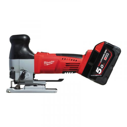 HD28 JSB-502X - Body grip jigsaw 28 V, 5.0 Ah, HEAVY DUTY, in case with 2 batteries and charger