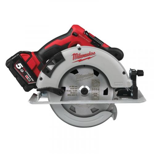 M18 BLCS66-502X - Brushless circular saw for wood and plastics 66 mm, 18 V, with 2 batteries and charger, 4933464590