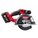 M18 FMCS-502X - Metal saw 57 mm, 18 V, 5.0 Ah, FUEL™, with 2 batteries and charger