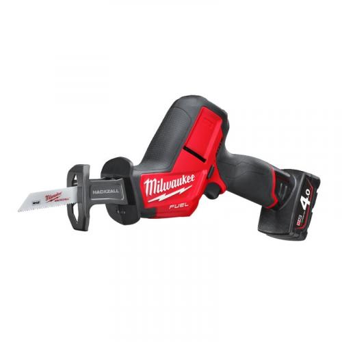 M12 CHZ-402C - Sub compact reciprocating saw 12 V, 4.0 Ah, HACKZALL™, FUEL™, in case with 2 batteries and charger, 4933446950