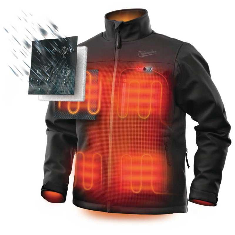M12 HJ BL4-0 (XL) - Kurtka podgrzewana męska premium, M12™ Li-ion 12 V, rozmiar XL